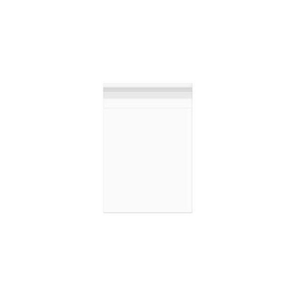 100ps Flap Lock Poly Bags - 1 Mil, 9 x 12"